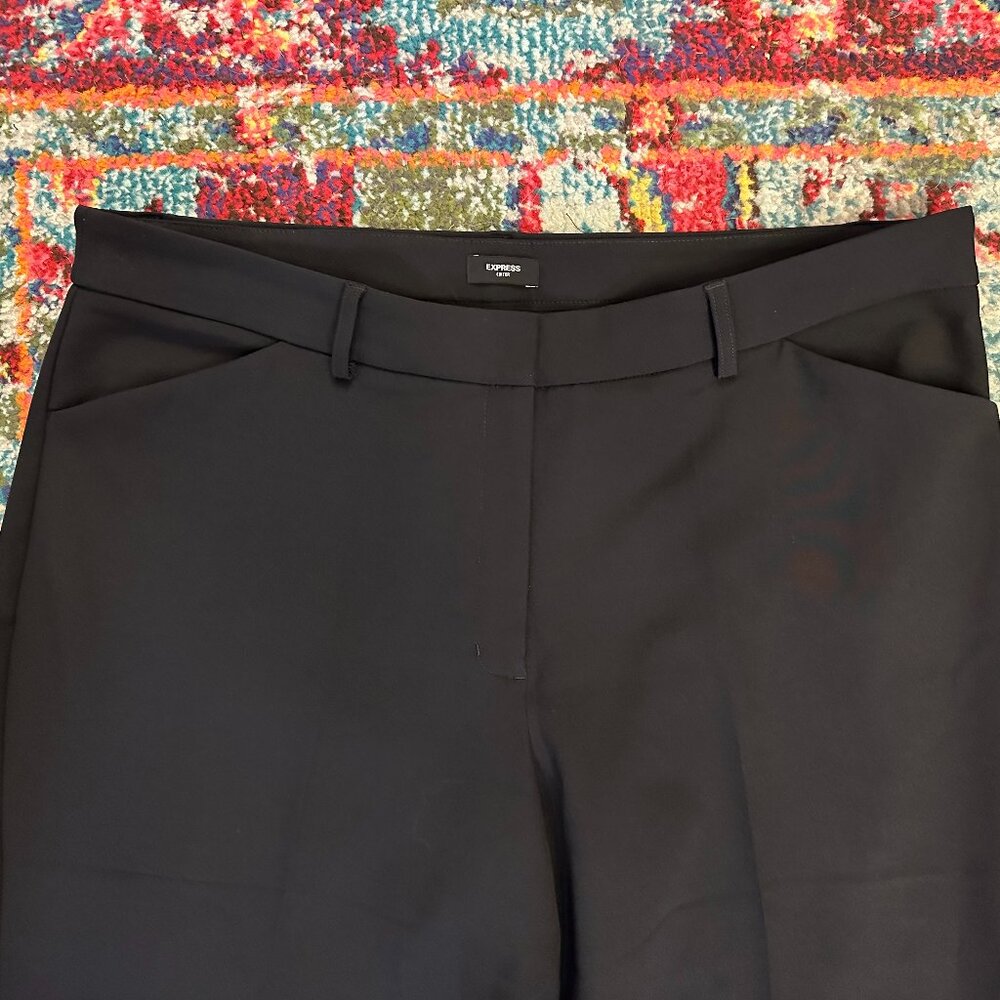 Express Editor Studio Stretch Twill Mid Rise Slim… - image 3